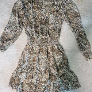 Michael Kors Georgette Paisley Mini Dress – Women’s XS